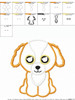 Dog Tala  Applique Design