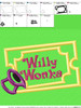 Willie Wonky Golden Ticket Applique Design
