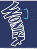 Willie Wonky Logo  Applique Design