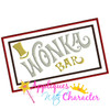 Willie Wonky Bar Applique Design