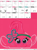 Peeking Baby Poppy Troll Movie Applique Design