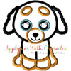 Big Eyed Doggy Applique Design