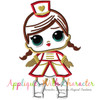 LOL Doll Majorette AppliqueEmbroidery Design