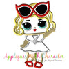 LOL Doll Leading Lady Applique Embroidery Design
