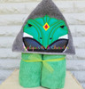 Power Rangers Green Fighter Peeker Applique Design
