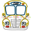Magic Bus Peeker Applique Embroidery Design