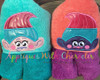 Twin Troll Peeker Applique Design 