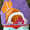 Troll DJ Peeker Applique Embroidery Design
