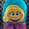 Smiley Emoji Emoticon Peeker Applique Design