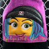Emoji Emoticon Girl Peeker Applique Design