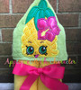 Shopikin Pineapple Peeker Applique Design