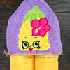 Shopkins Pineapple Peeker Applique Design