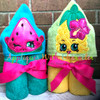 Shopkins Pineapple Peeker Applique Design