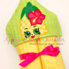 Shopkins Pineapple Peeker Applique Design