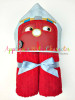 Chug Red Train Peeker Applique Design