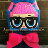 LOL Doll Teacher's Pet Peeker Applique Design