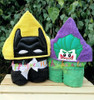 Bat & Joker Block Peeker Applique Design Set
