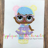 LOL Doll Bon Bon Applique Embroidery Design