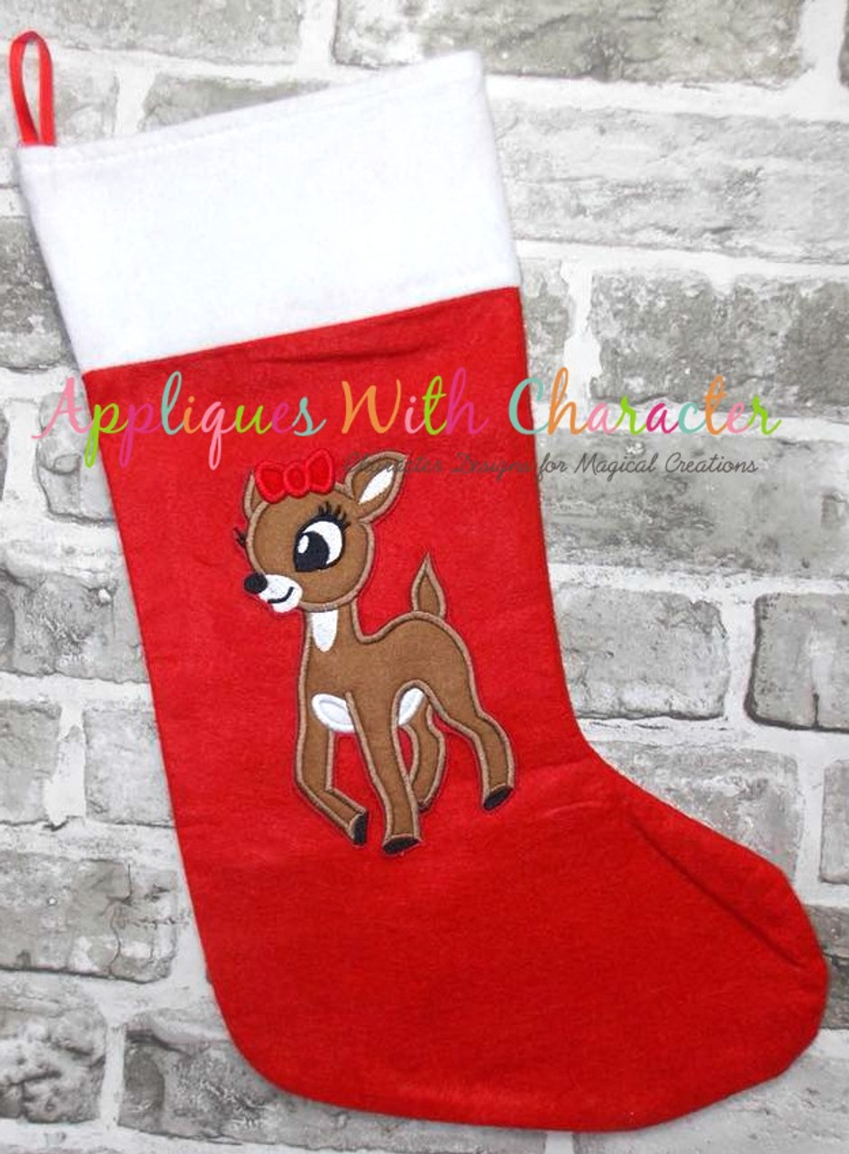 Rudy Clary Reindeer Applique Design Rudy Clary Reindeer Applique Design