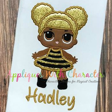 lol doll machine embroidery design