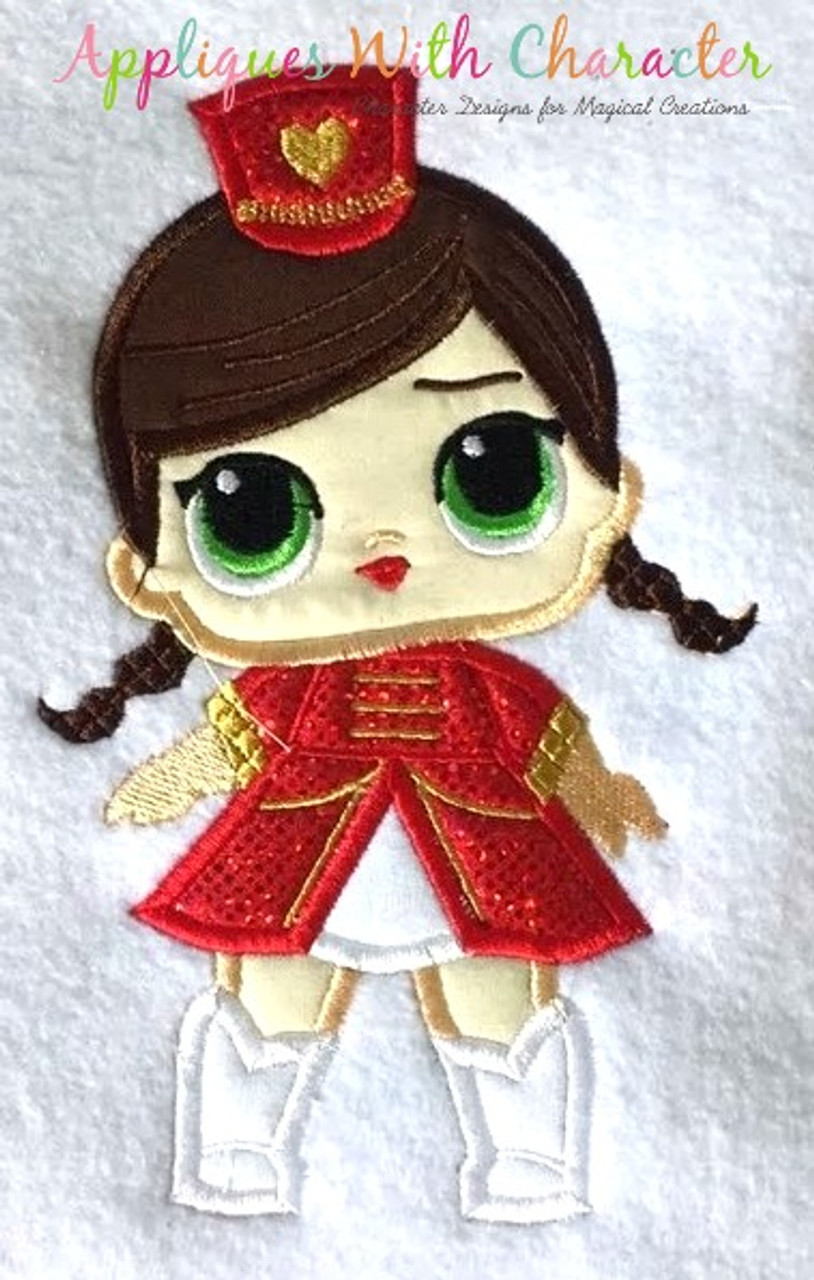 lol surprise doll embroidery design