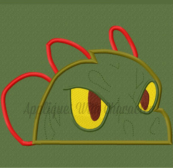 Skylanders Dinorang Peeker Applique Design