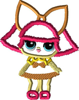 LOL Big Bow Applique Design