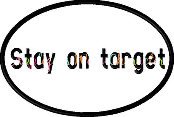 Star Battle Stay on Target Applique Embroidery Design