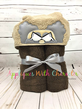 Professor Messy Pants Peeker Applique Design