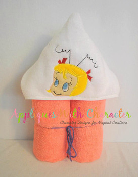 Grinchy Cindy Who Peeker Applique Design