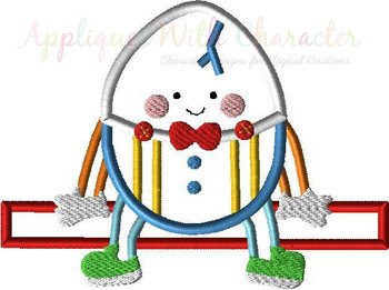 Humpty Dumpty Nursery Rhyme Applique Design