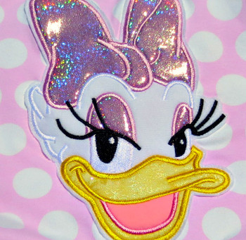 Daizy Duck Face Applique Design