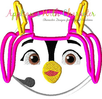 Top Pilot Penny Applique Design