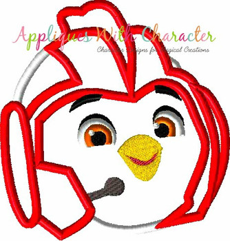 Top Wing Pilot Applique Embroidery Design Set