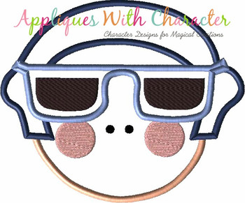 Military Face Applique Design Embroidery Set