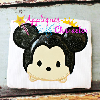 Mickey Mouse Tsum Tsum Applique Design
