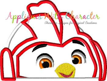 Top Wing Peeker Applique Design Embroidery Set