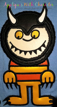 Wild Things Monster Applique Design