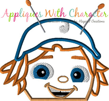 Beat Bugs Skateboarder Jay Peeker Applique Design