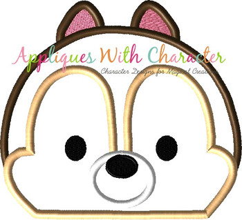Chip Tsum Peeker Applique Design