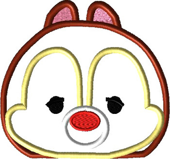 Dale Tsum Tsum Peeker Applique Embroidery Design