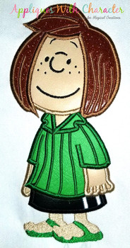 Peanuts Peppermint Patty Full Body Applique Design