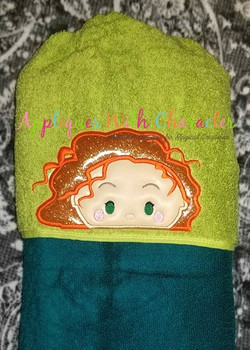Bravery Merida Peeker Applique Design