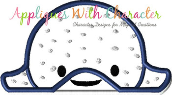 Finding Dorie Stingray Peeker Applique Design 