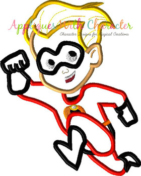 Incredibles2 Dash Applique Embroidery Design
