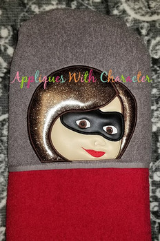 Incredibles2 Elastigirl Peeker Applique Design