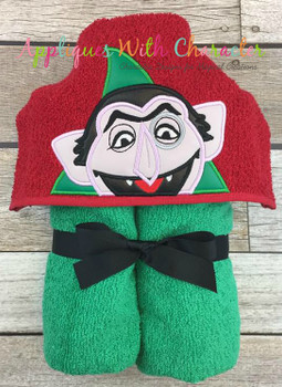 Sesame Street The Count Peeker Applique Design