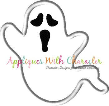 Ghost Applique Design