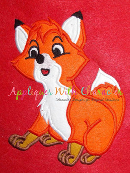 Fox and the Hound Tod Fox Applique Design