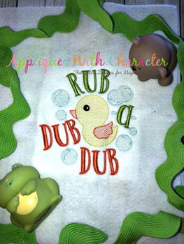 Rub a Dub Dub Dub Sketch Nursery Rhyme Design